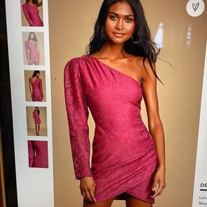 NWT Lulus one shoulder dress!!!